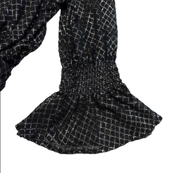 ALFANI Women’s 1X Silver and Black Blouse - Picture 3 of 6